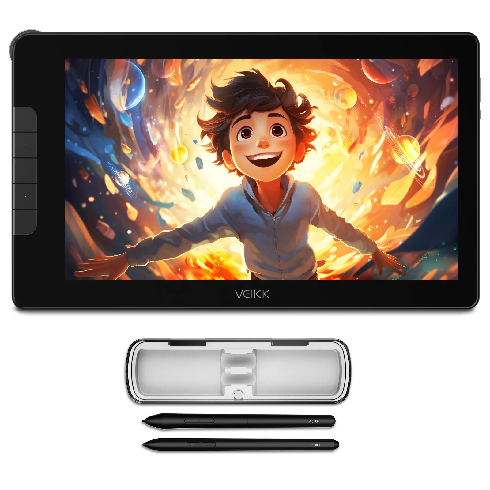 

1600 Drawing Graphic Tablet with Full-Laminated Screen 16384 Levels for Digital Art Design Animation