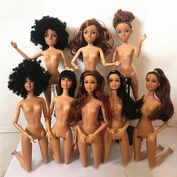 30cm Movable 4D Eyes Doll Body 11 Joint Naked Dolls Kids Dressing Toys Body Dolls Girl Toys