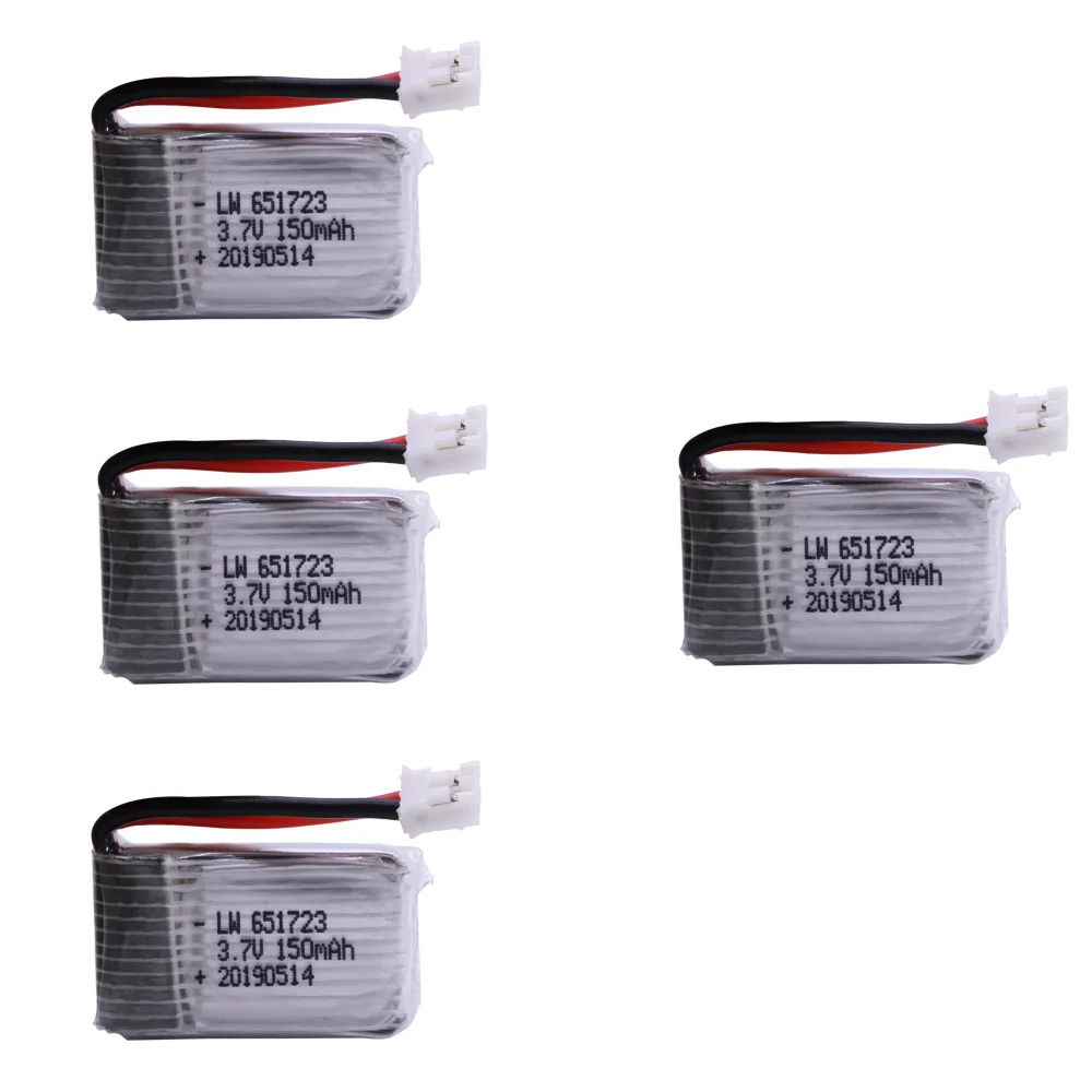 3.7V 150mAh lipo battery For H36  E010 E011 E012 E013  Furibee F36 RC Quadcopter Parts Li-po Battery 3.7 150 651723