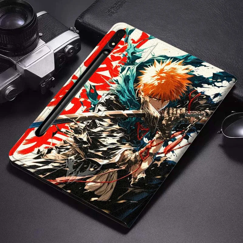 

Bleach Anime Illustration Tablet Case For Samsung Galaxy Tab S7 S8 S9 S10 FE Plus Lite 11 12.4 13.1 Inch