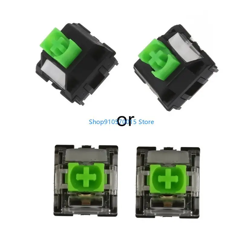 B95C 2 stks Groene RGB -schakelaars voor mechanische toetsenbord Cherry MX Switch
