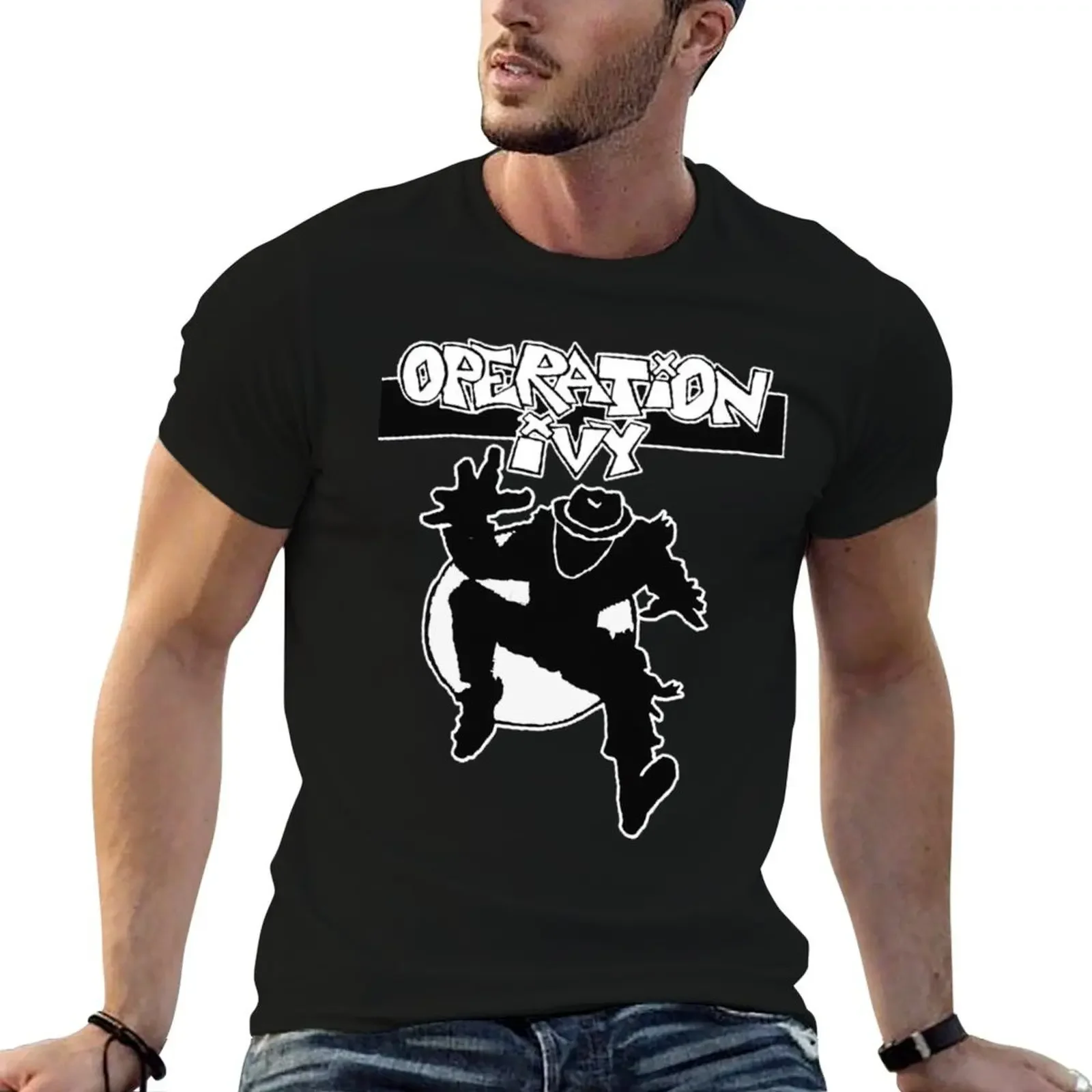 

guillotine jump operation ivy T-Shirt oversized hippie clothes t shirts for men graphic