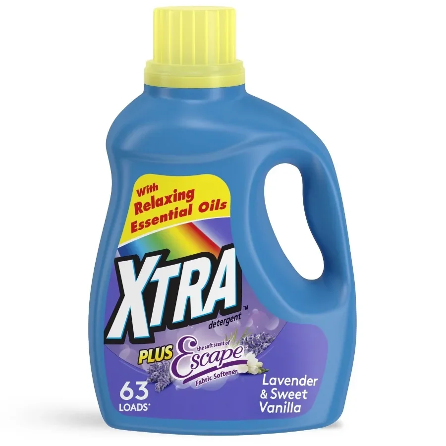 Honey-Xtra Plus Scent of Escape, Lavender & Sweet Vanilla, 63 Loads Liquid Laundry Detergent, 97.7 fl oz
