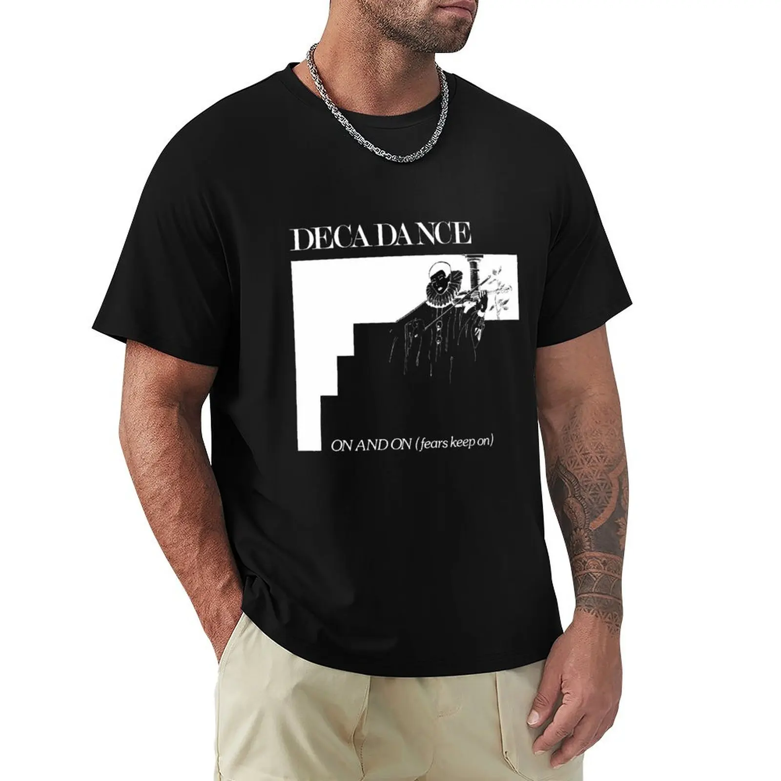 Decadance - on and on LP vinyl, música eletrônica italo disco synthpop dos anos 80, camiseta com estampa de verão, manga curta