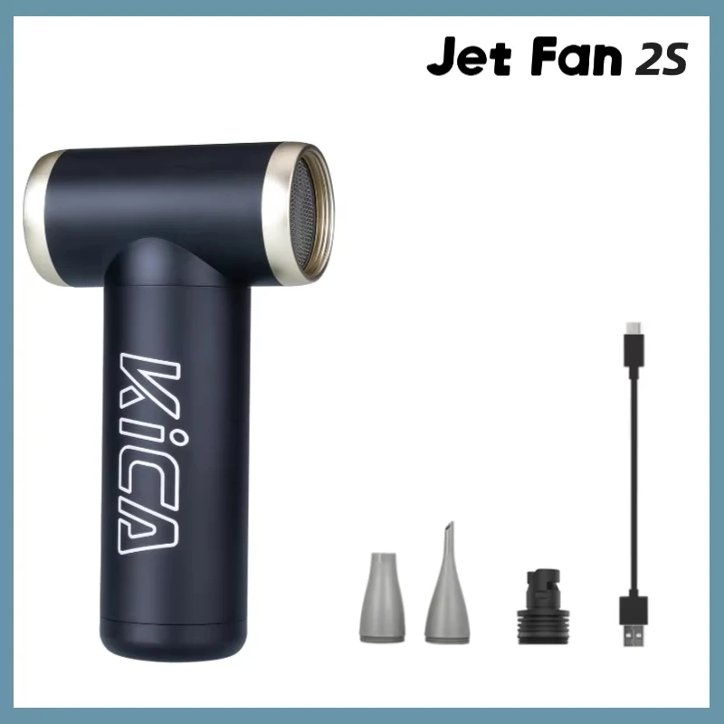 

117000RPM KICA Jetfan2S Air Blower Portable Turbo Fan Compressed Air Duster Wireless Computer Keyboard Cleaner for PC Car Camera