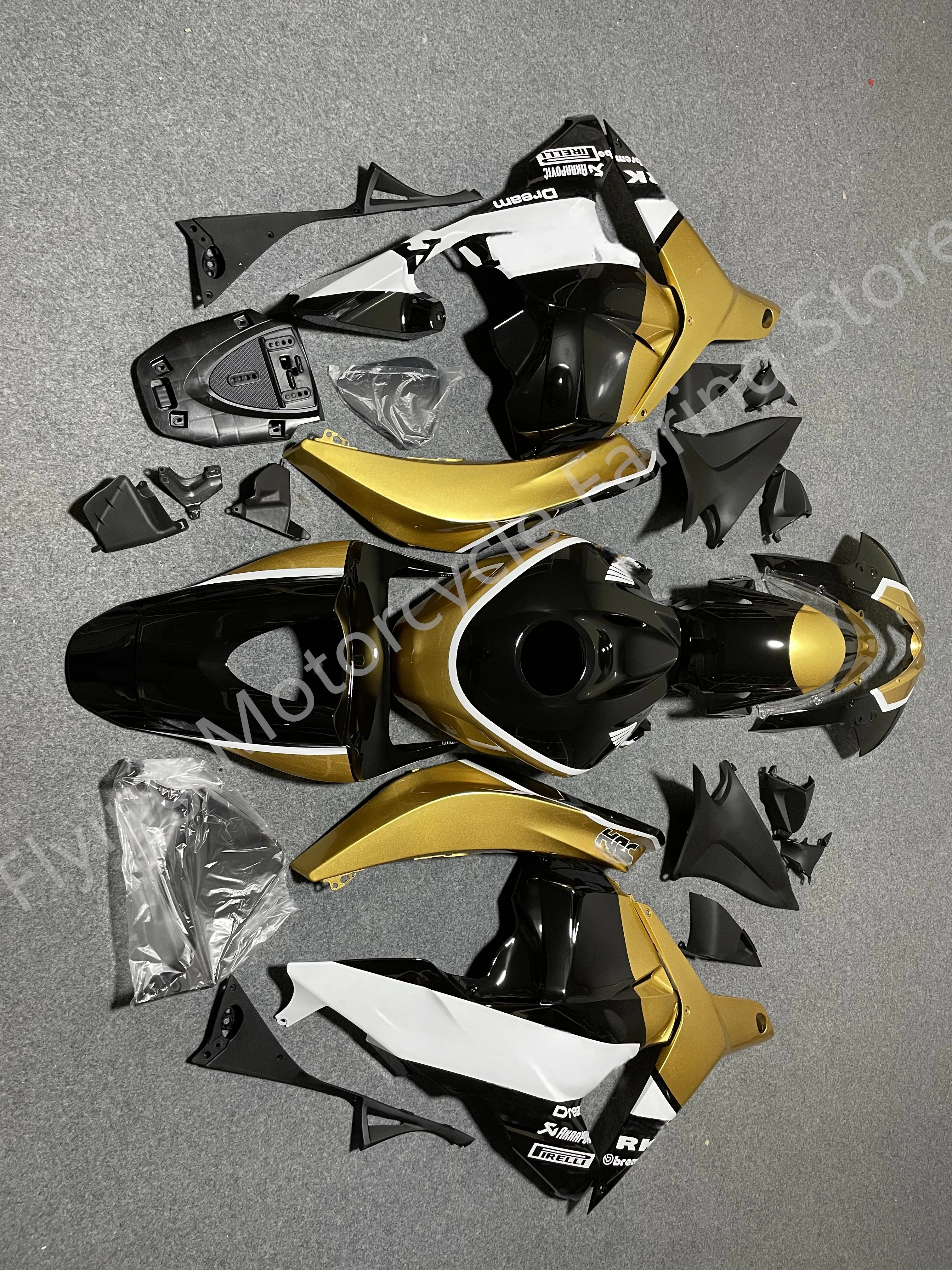 Fairing Kit CBR 600RR 09 10 11 12 Customizable Motorcycle Fairings for Honda CBR 600 RR 2009 2010 2011 2012 yellow  black