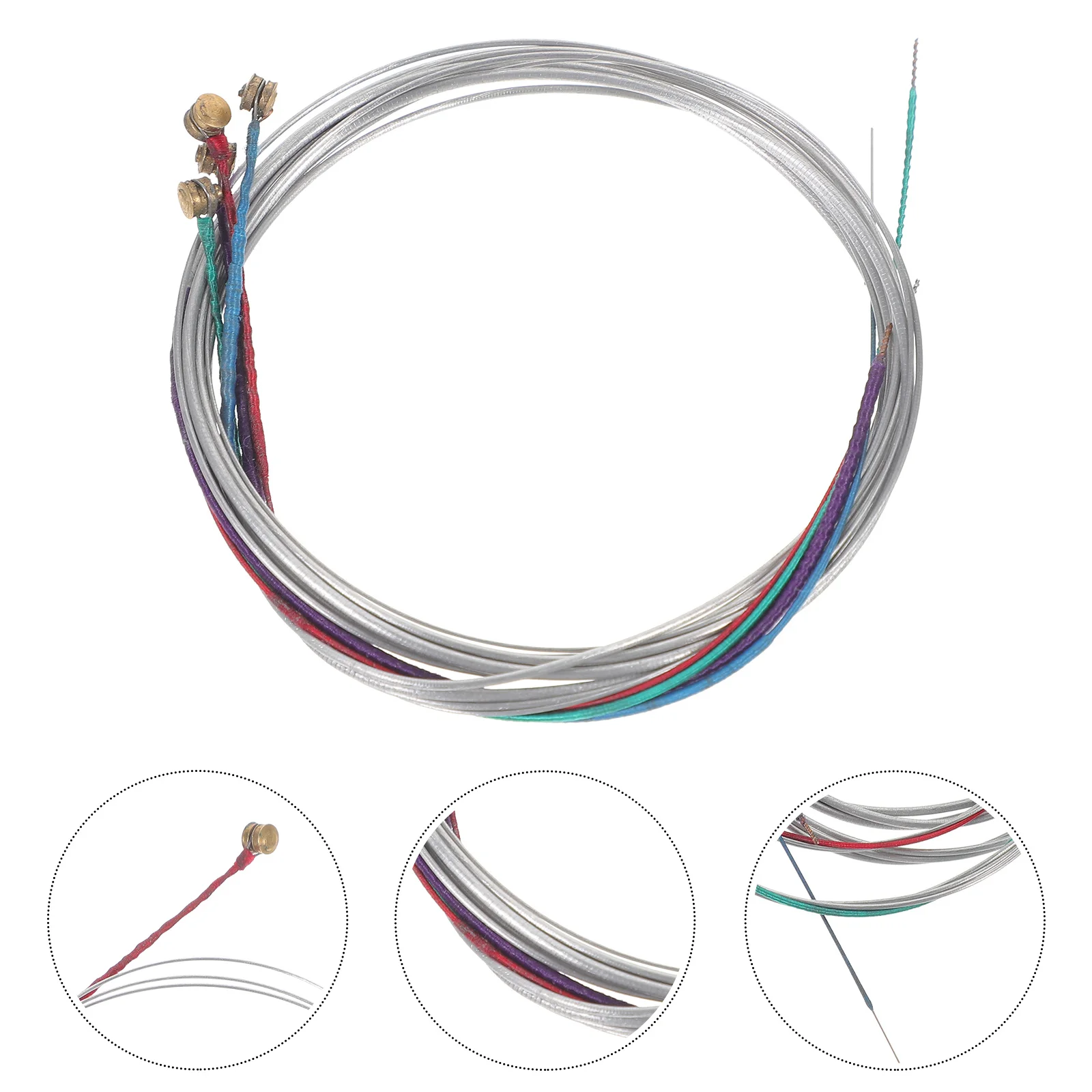 

2Sets Viola Strings Metal Musical Instrument Parts Replacement for Excellent Tone Increased Brightness and Longevity