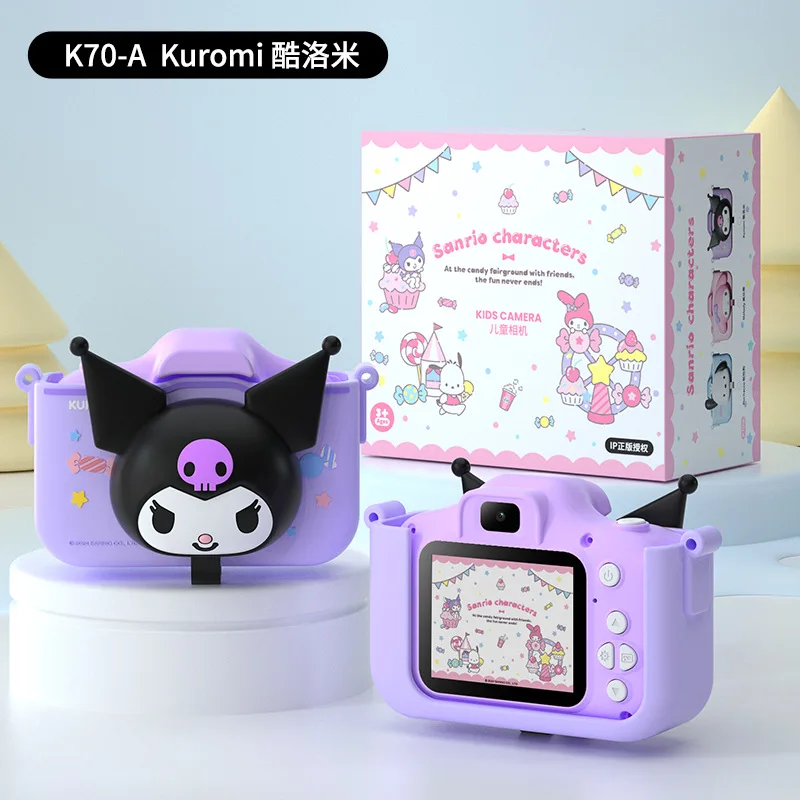 Sanrio kids camera cartoon cinnamoroll my melody kuromi photo-capable high-definition dual camera birthday gift 4800W pixels 32G