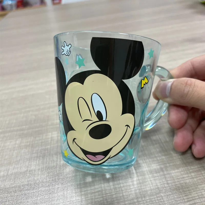 Disney princesa copos congelados 2 elsa mickey mouse copo de leite como copo de cristal crianças dente dos desenhos animados pixar sereia minnie