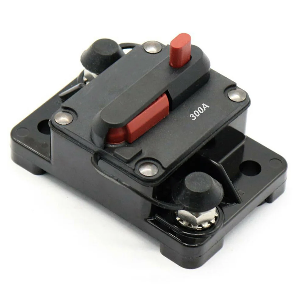 Disyuntor de reinicio automático de 12V-36V 300a, restauración Manual impermeable para coche, camión, Rv, remolque marino, disyuntor de reinicio