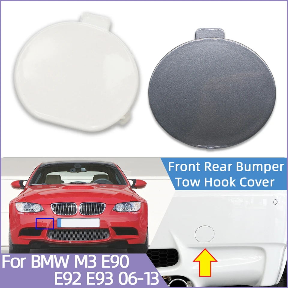 

Auto Front Rear Bumper Towing Hook Cover Cap For Bmw M Series M3 2007-2013 E90 E92 E93 #51127891280 51128046676 51118043981