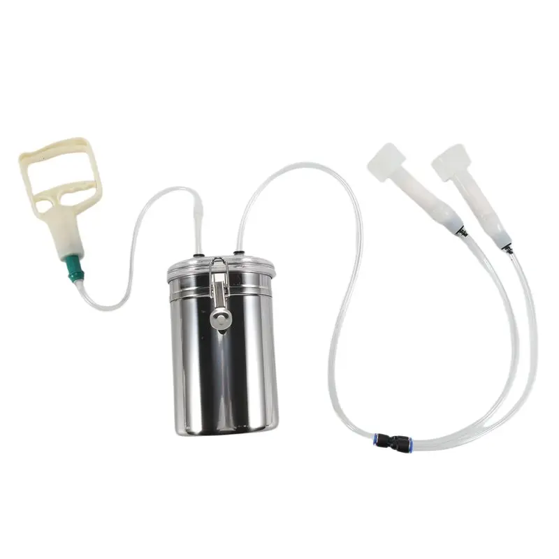 

Manual Milking Machine 2000Ml Effort Saving Cow Milking Machine Cow Hand Vacuum Pump Portable Milking For Milk Plant Top-Rated