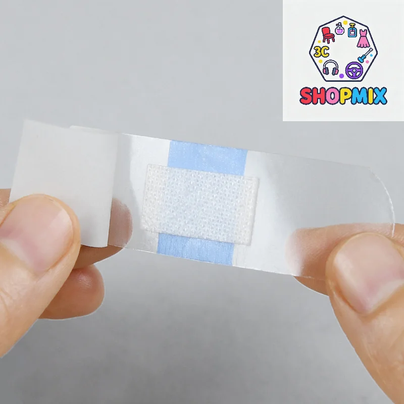 พลาสเตอร์กันน้ำ 50/120 ชิ้น โปร่งใส มองไม่เห็น ห้ามเลือด ระบายอากาศได้ ป้องกันการเสียดสี