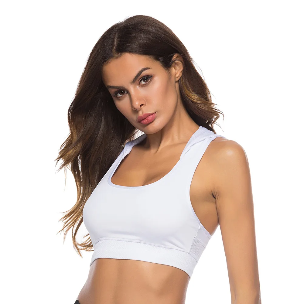 Nuevo Sujetador deportivo Sexy para mujer, Top ajustado elástico para gimnasio, sujetadores deportivos para Yoga, Top corto, ropa de Yoga, ropa interior deportiva elástica para mujer