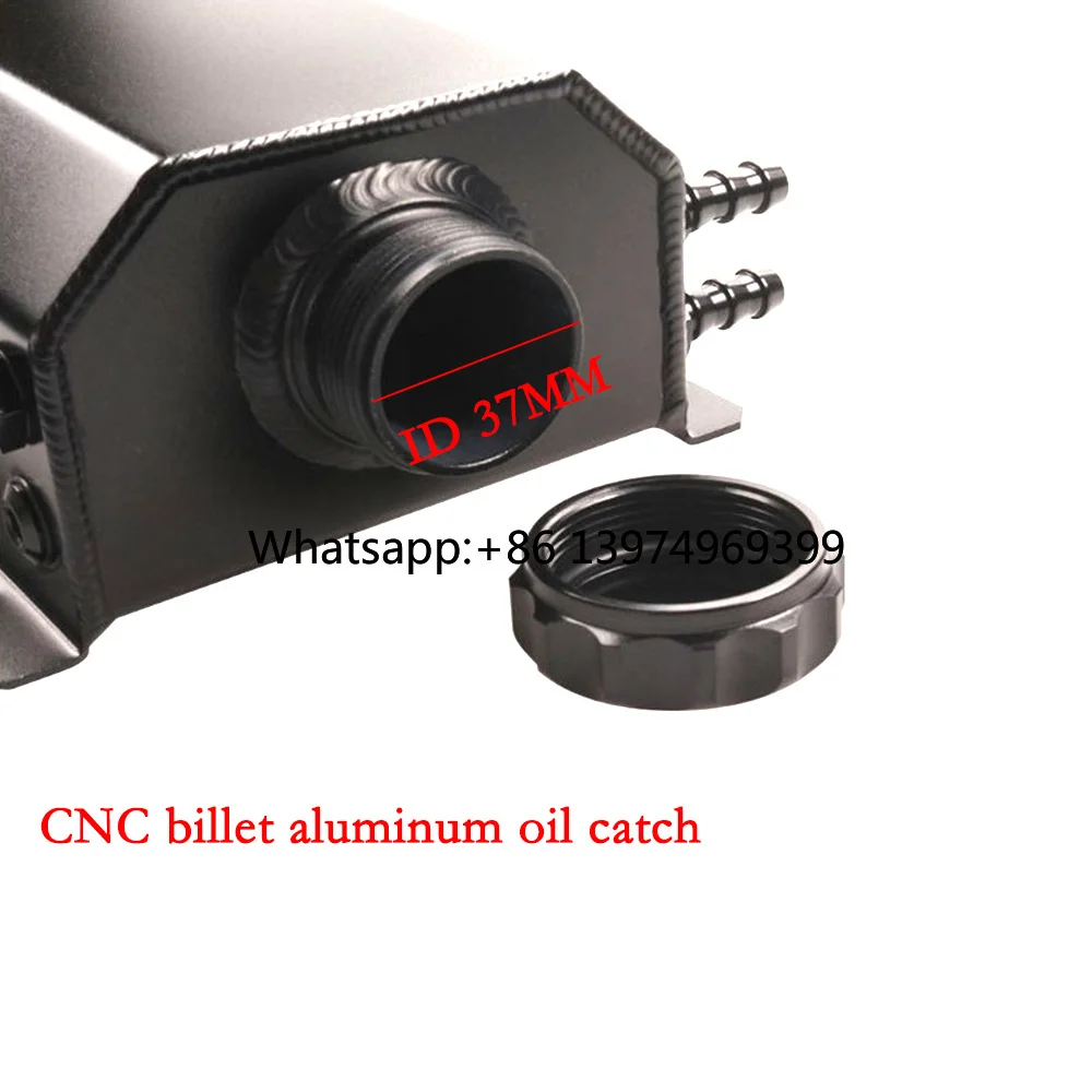2L Modify the Universal Oil Catch Can Car Engine Fuel Oil Catch tank Breathing Oil Can Kit with Cooling Effect/factory Price