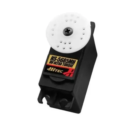 Hitec HS-5685MH High-Voltage High-Torque MG Digital Servo 6.0V ~ 7.4V Speed (Second @ 60°) 0.20 ~ 0.17, 11.3 ~ 12.9KG Torque