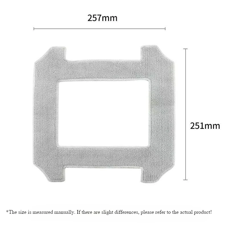 Almohadilla de trapo para Dreame C1/C1, accesorios de repuesto para Robot aspirador de ventana, paño de mopa reutilizable lavable, trapo de limpieza