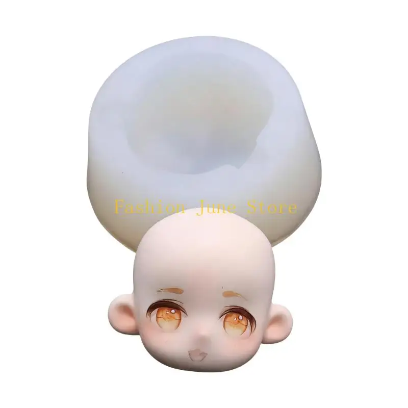 N5KA Easy To Use Silicone Mould For Face Features In Ceramic And Polymer Clay Craft For Handmade Decoration