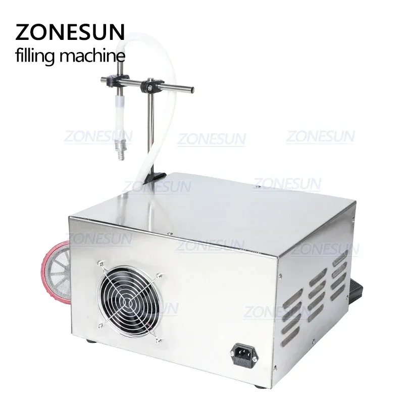 ZONESUN ZS-GFK17B آلة تعبئة شبه أوتوماتيكية لليدين المطهر الغسيل زيت الطبخ الحليب آلة تعبئة الزجاجات السائلة