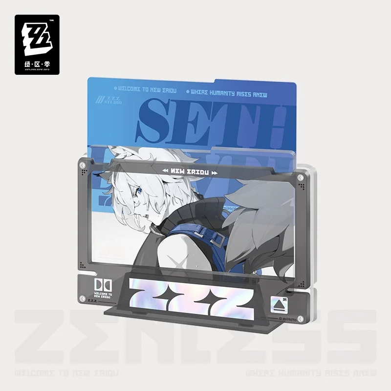 Presale Sunsyea Zenless Zone Zero Official Merch miHoYo Original Fixed Frame Acrylic Insert Set Criminal Investigation Team