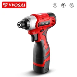 VVOSAI 16V Electric Drill Screwdriver 100N.m Impact Driver Cordless Drill Household Multifunction Hit Power Tools MT-SER