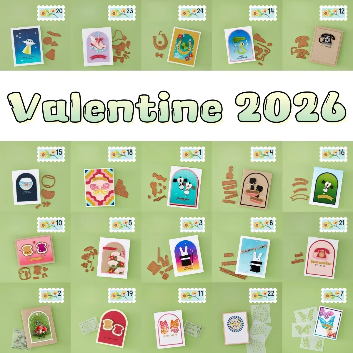 Valentine's Day Metal Cutting Dies Clear Stamps Stencil Hot Foil for DIY Making Card Scrapbook Embossed Paper Album Craft