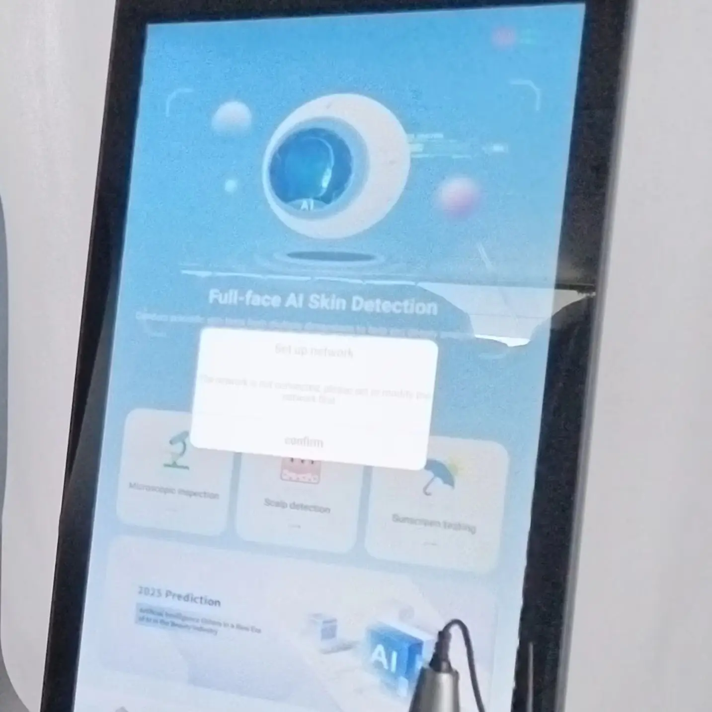 

Professional X5 3D AI Skin Image Analyzer Multi Spectrum Moisture Testing Facial Scanning Beauty Equipment