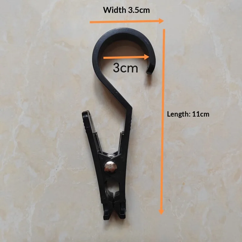 Black plastic sample clips, plastic clips, hook clips, sample clips, cloth clips, leather clips, shoe clips, drying clips, fabri