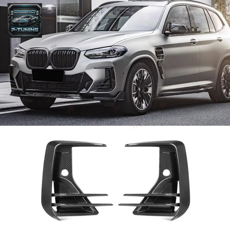 

Dry Carbon Fiber Fender for BMW X3 G01 G08I BEV X4 G02 2022+ Front Vent Trim Cover