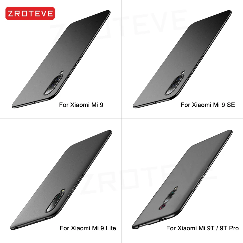 Custodia Mi9 ZROTEVE Cover rigida opaca sottile per PC per Xiaomi Mi 9 SE 8 9T 10T Pro Xiomi Mi9 Lite Mi8 Mi10 Note10 Note 10 Pro custodie per