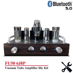 Kit amplificatore tubo A vuoto Fu50 fai da te ad alta potenza 8w * 2 Bluetooth 5.0 HIFI classe A amplificatore Audio Vu Meter amplificatore fai da te Audio