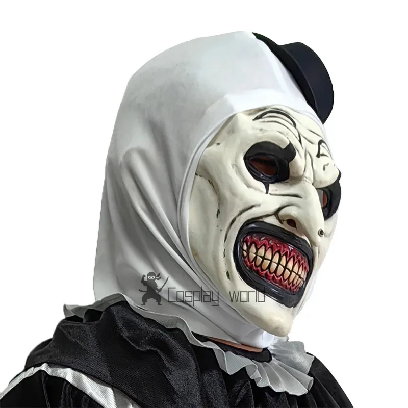 عيد الميلاد المرعب مهرج قناع تأثيري مهرج مضحك اللاتكس لينة شيطان الشر جوكر هالوين حزب حلي أقنعة الكبار حجم واحد #4