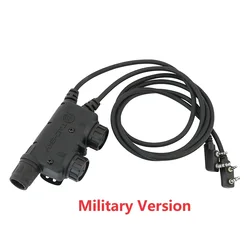 TS TAC-SKY Tactical Military Adapter Dual V2 U94 PTT Compatible With PELTOR MSA EARMOR FCS AMP COMTAC Tactical Headset