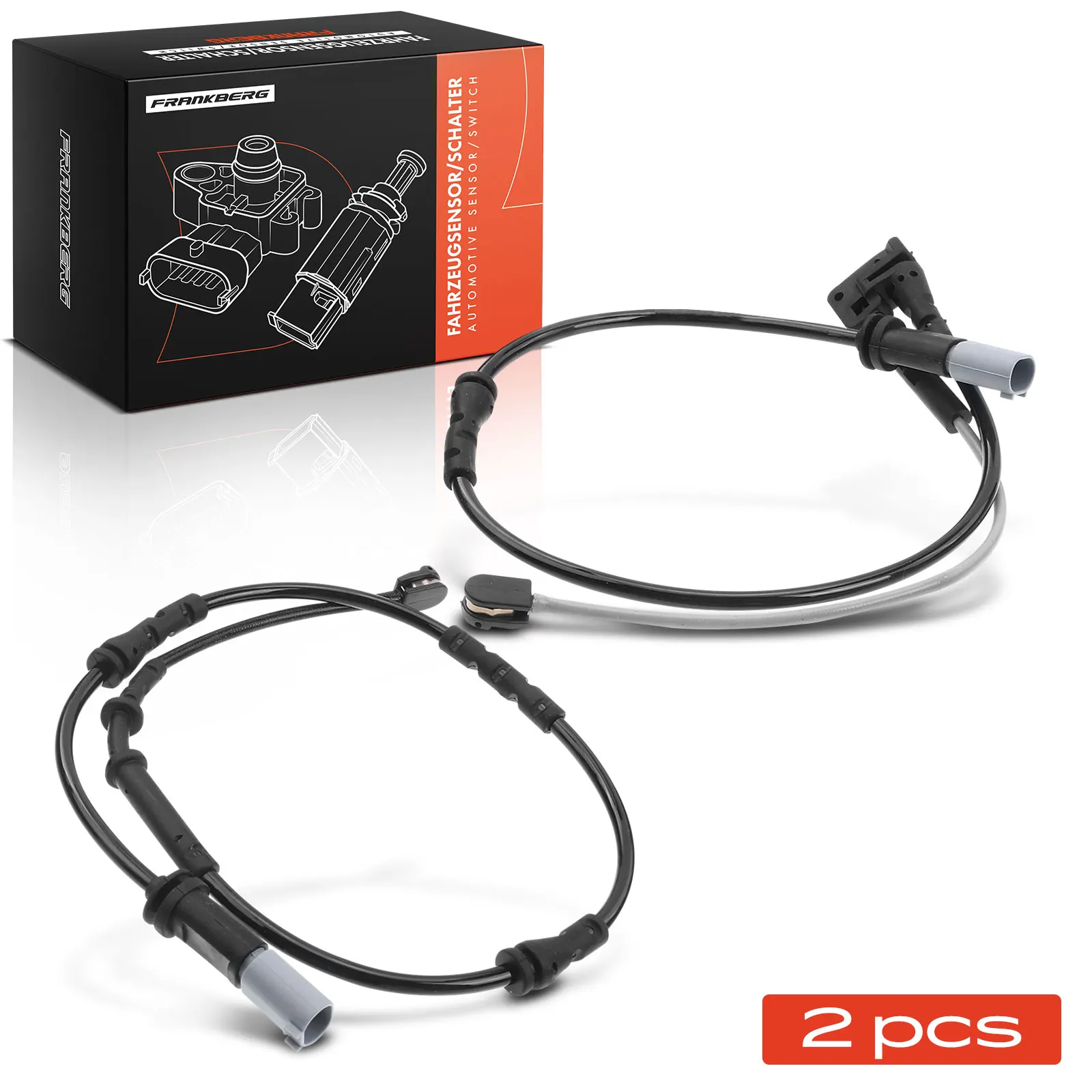 Frankberg 2x Waarschuwingscontact Remblokken Slijtage Voor Achter Voor BMW 1 Serie F40 2 Active Tourer F45 F46 X1 MINI F54 34356865613