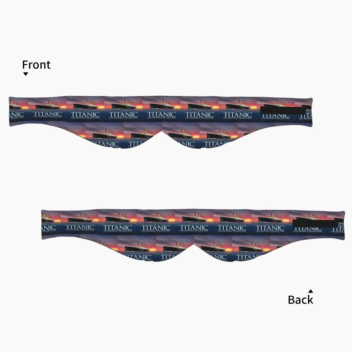 Titanic Romantic Movie sleep eye mask Light Blocking Portable Eye Cover for Girls Boys Travel Party Gift Eyeshade eyepatch view 3