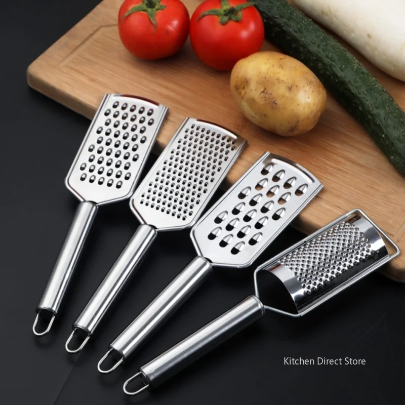Multifuncional de aço inoxidável queijo limão descascador frutas triturador mini ralador especiarias frutas vegetais ferramenta acessórios cozinha