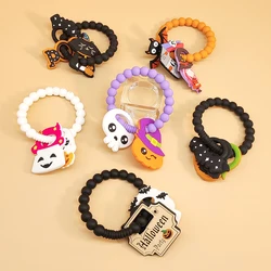 New Baby Teething Rings Gift Bpa Free Silicone Halloween Teethers Kids Sensory Chewer Toy Wholesale