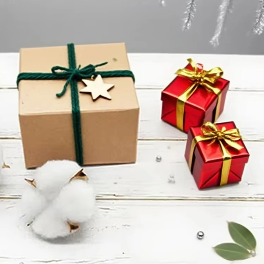 

5Pcs Artificial Flowers Fake Cotton Ball Christmas Decora Plants Wreaths Wedding Home Room Table Decor Photo Frame Ornament Gift