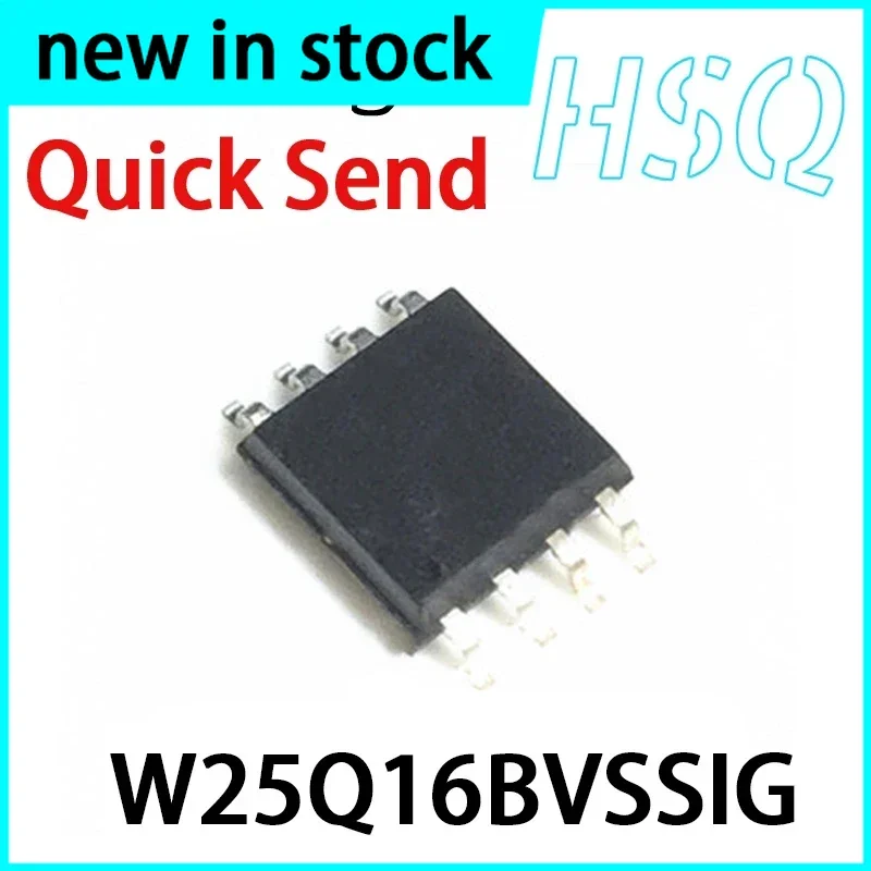 10PCS New W25Q16BVSIG 2MB Flash W25Q16BVSSIG Patch SOP8