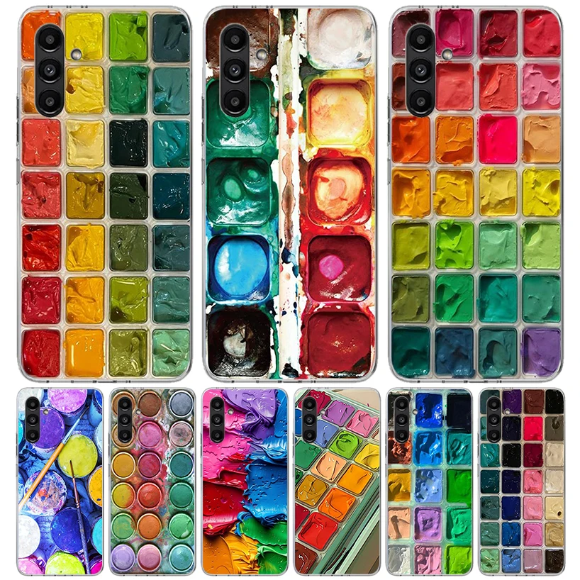 Samsung Galaxy A55 - Watercolors Set Paint Palette Painting Box