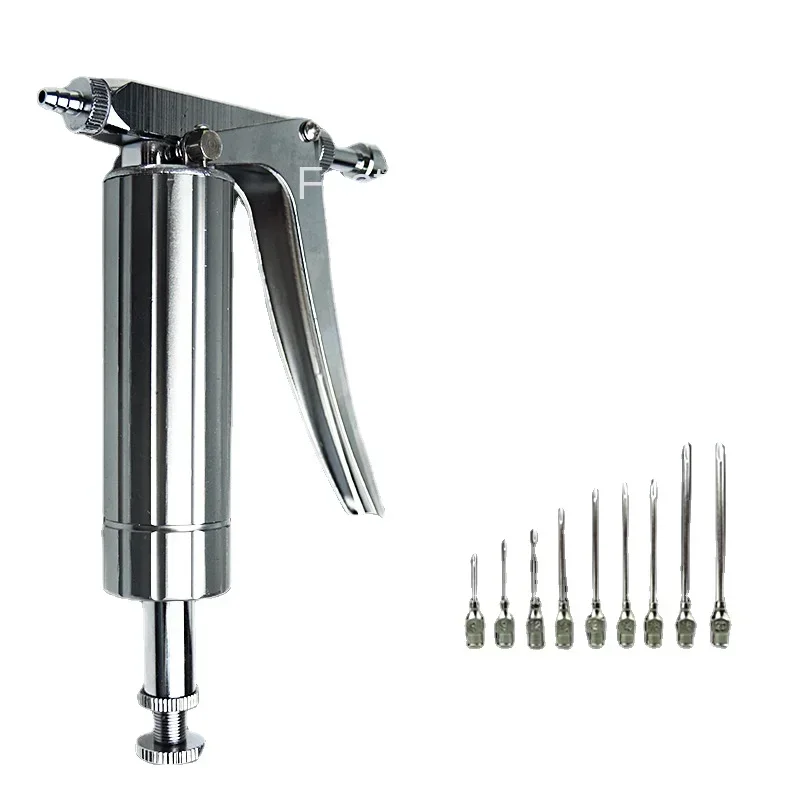 

2ml veterinary continuous syringe injection needle adjustable vaccine syringe for chicken, duck and goose veterinary instrument