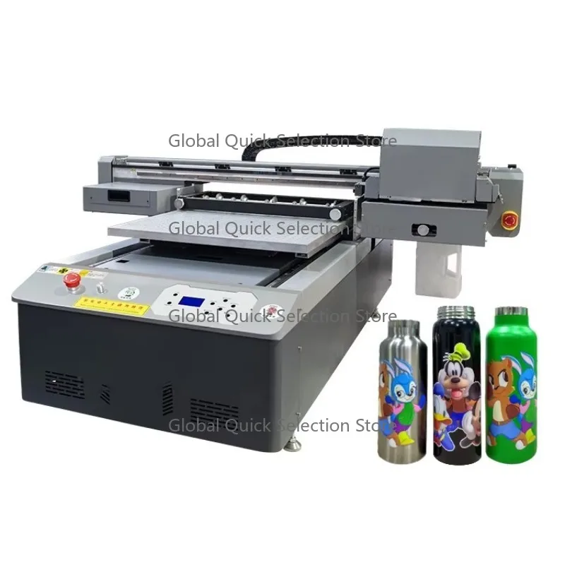 Locor UV 60*90 cm A1 A2 Size Digital Inkjet UV Flatbed Printer UV Led 3D Effect Flatbed Plotter Price in China