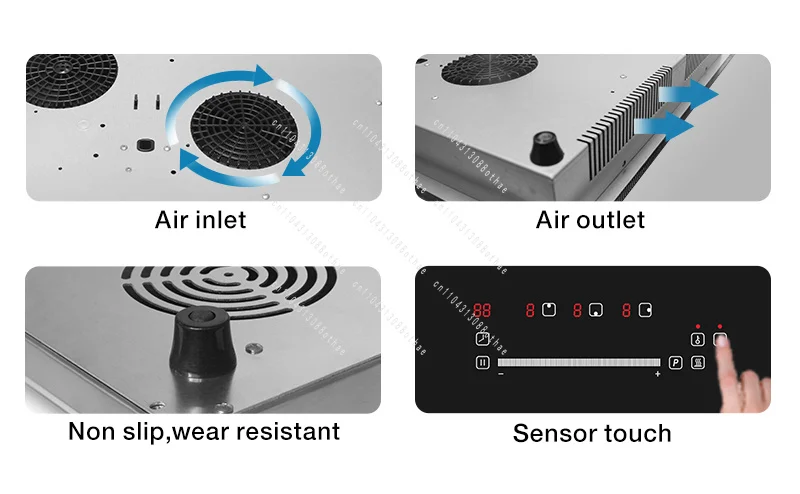 Invisible Built in Herd Magnetic Under Granite Ceramic Stove Hob Stovetop Commercial Induction Cooker Hidden Induction Cooktop