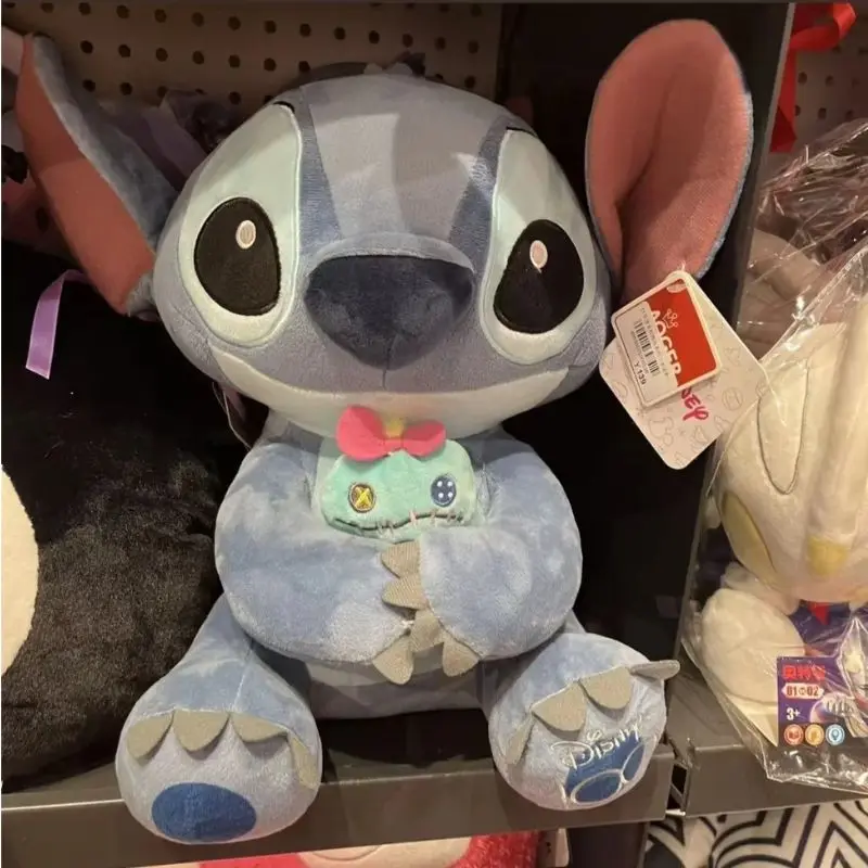 

Disney Lilo & Stitch Plush Toys Kawaii Anime Plushie Dolls Stitch&Scrump Soft Pillows Stuffed 25cm Birthday Gifts for Childrens