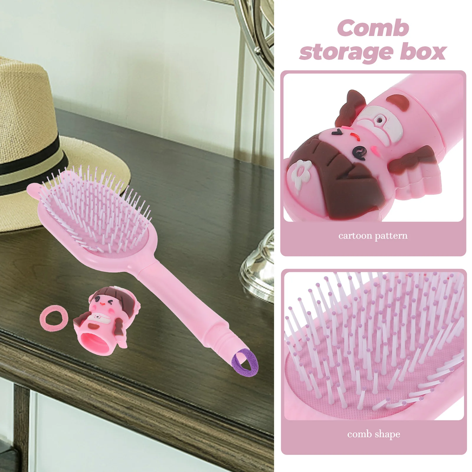 Hidden Storage Box and Containers Compartments Hair Brush Secret Safe Money Hide Hiding Gadgets Can Key Comb