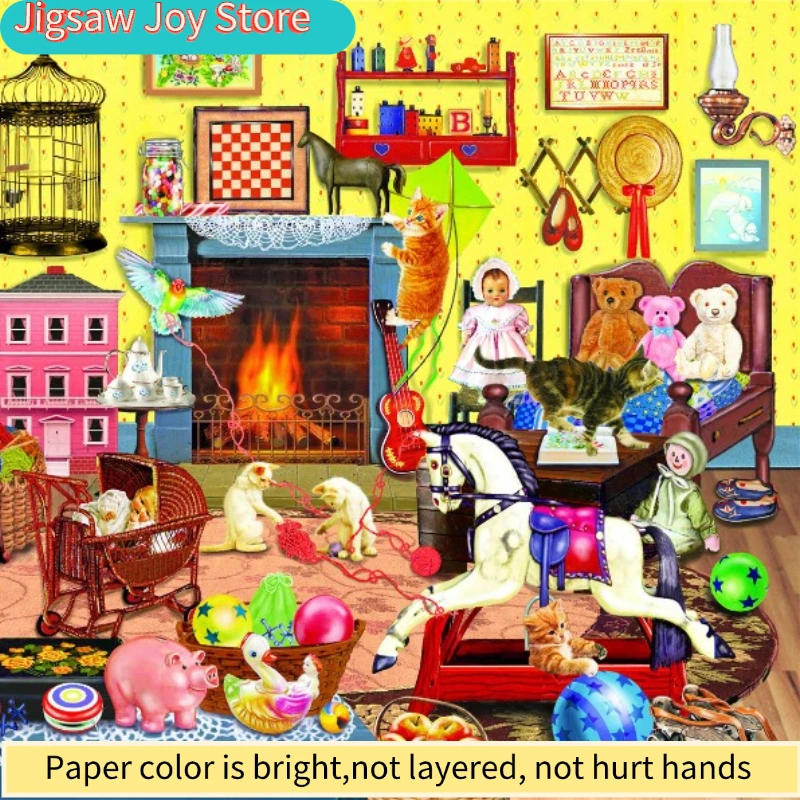 

Высококачественный пазл 69x51 см, 1000 деталей, синяя карта, «Теплый дом», для взрослых, пейзаж Праги, картина маслом