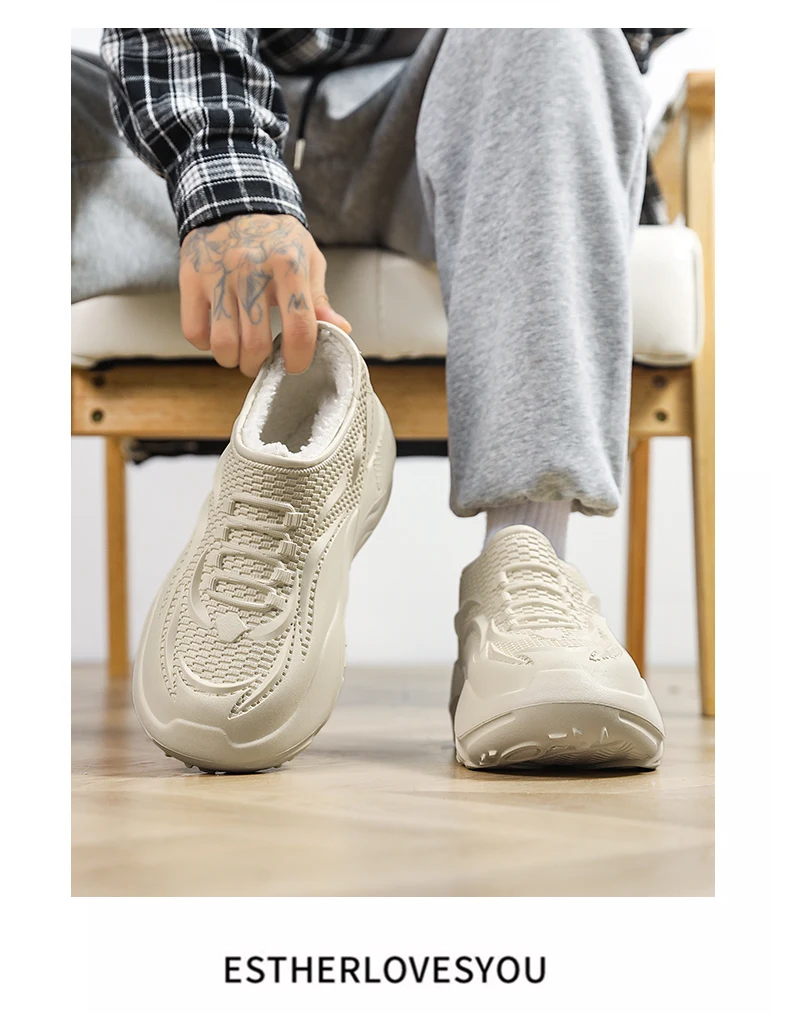 Kochschuhe Vier Jahreszeiten Wasserdichte High-Top Küchenarbeitschuhe Modische Herren Joker Outdoor Sport Freizeit EVA Schuhe Wasserschuhe – Detail 23