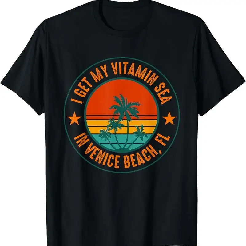 I Get My Vitamin Sea In Venice Beach Fl Funny T Shirt