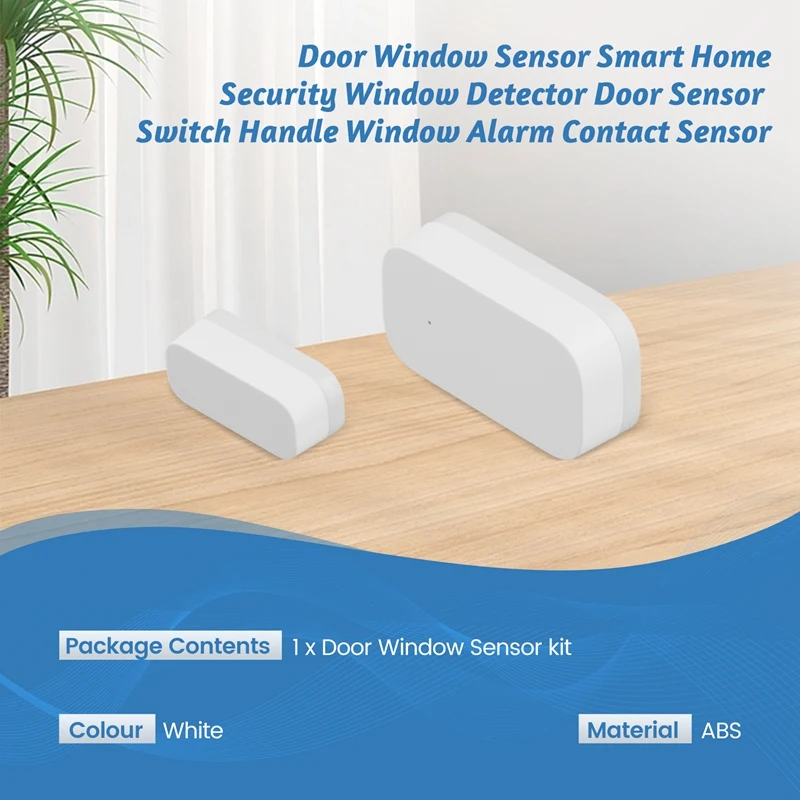 Deur Raam Sensor Smart Home Beveiliging Raam Detector Deur Sensor Schakelaar Handvat Raam Alarm Contactsensor