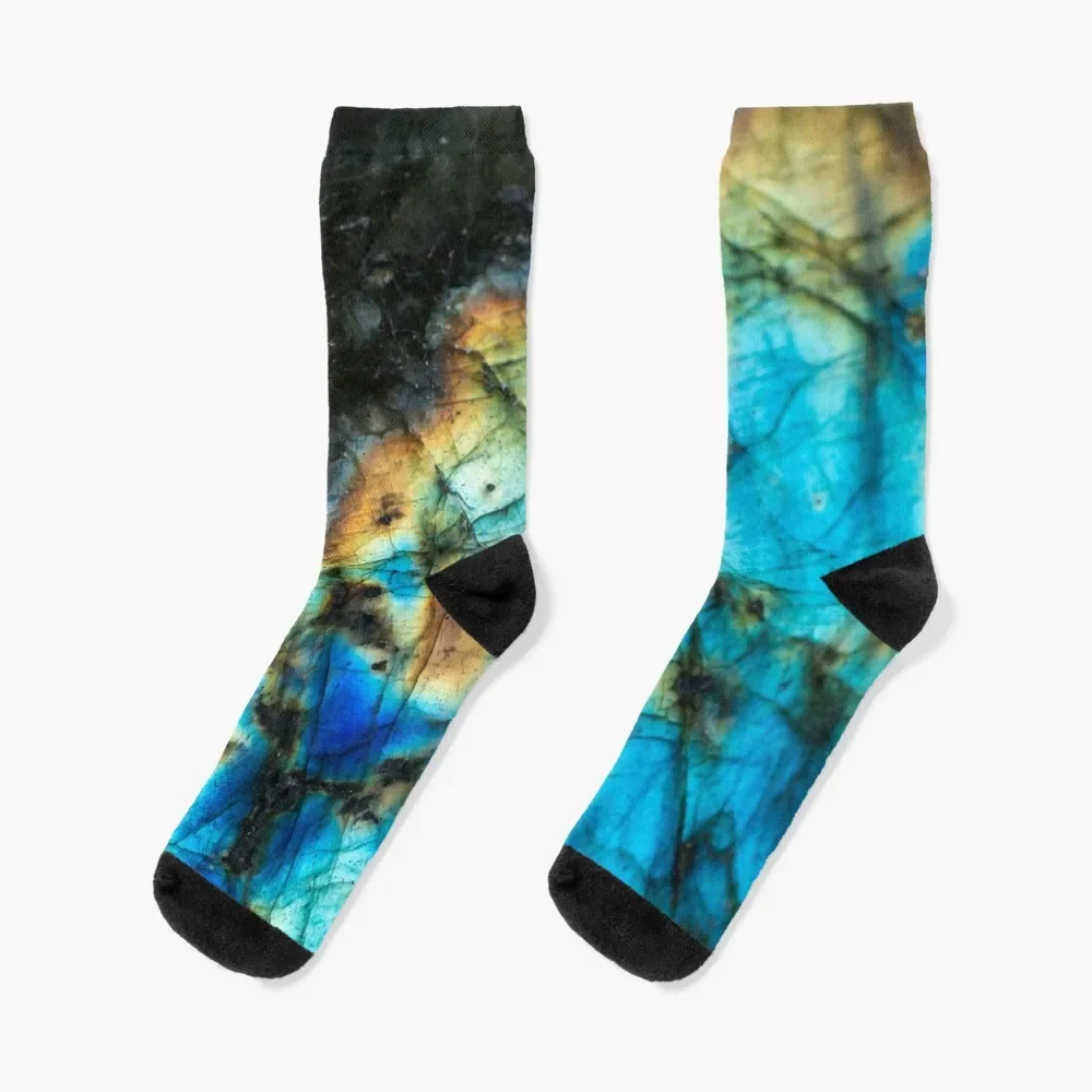 

Labradorite Macro 1 Socks loose Soccer Luxury Woman Socks Men's